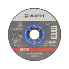 Круг отрезной Wurth BLUE-ST-SR-TH1,0-BR22,23-D125MM, RED LINE 0669201250