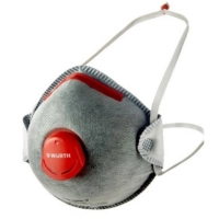 Респіратор одноразовий Wurth CARBON-V-CM2000-(FFP2-NR-D), з клапаном (0899110305901)