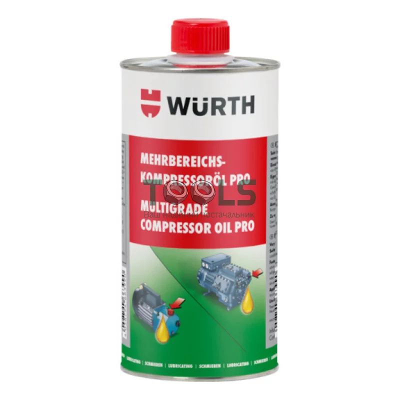 Смазка Wurth компресорна MULTIGRADE-PRO-1000ML (0892764123)