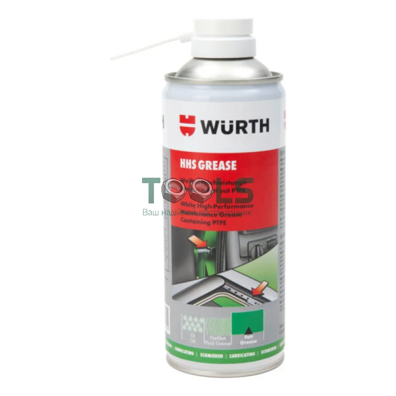 Смазка Wurth HHS Grease 400мл (08931067)