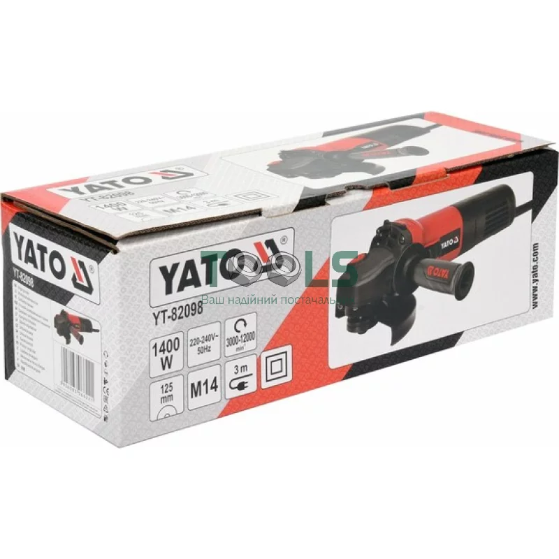 Шлифмашина угловая YATO (YT-82098)