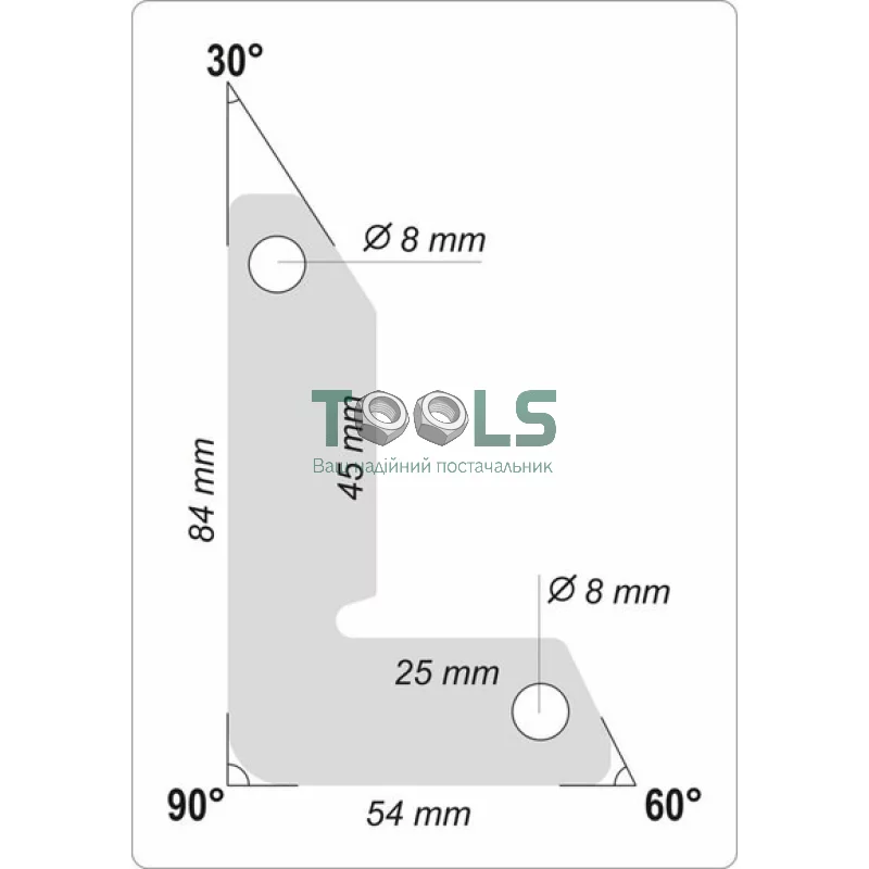 Уголки магнітні YATO 25 кг, 2 шт. (YT-08722)