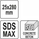 Долото плоское YATO SDS-Max 280х25 мм (YT-47341)