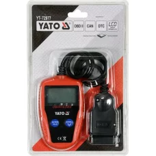 Тестер діагностичний YATO OBD2 автомобіля з LCD-дисплеєм (YT-72977)