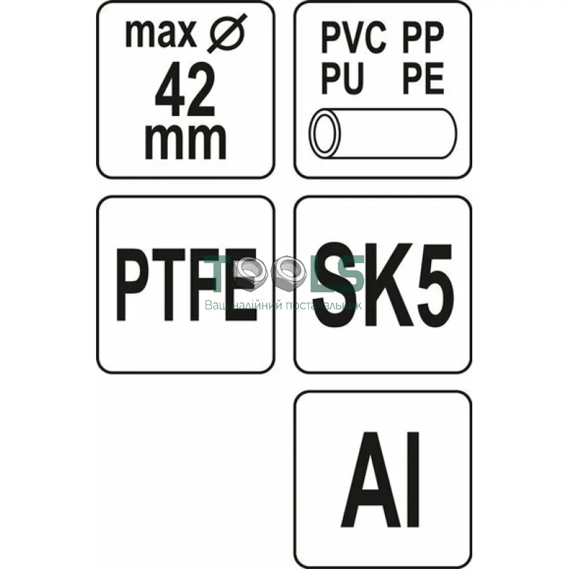 Труборіз YATO для ПВХ труб 42 мм (YT-22271)