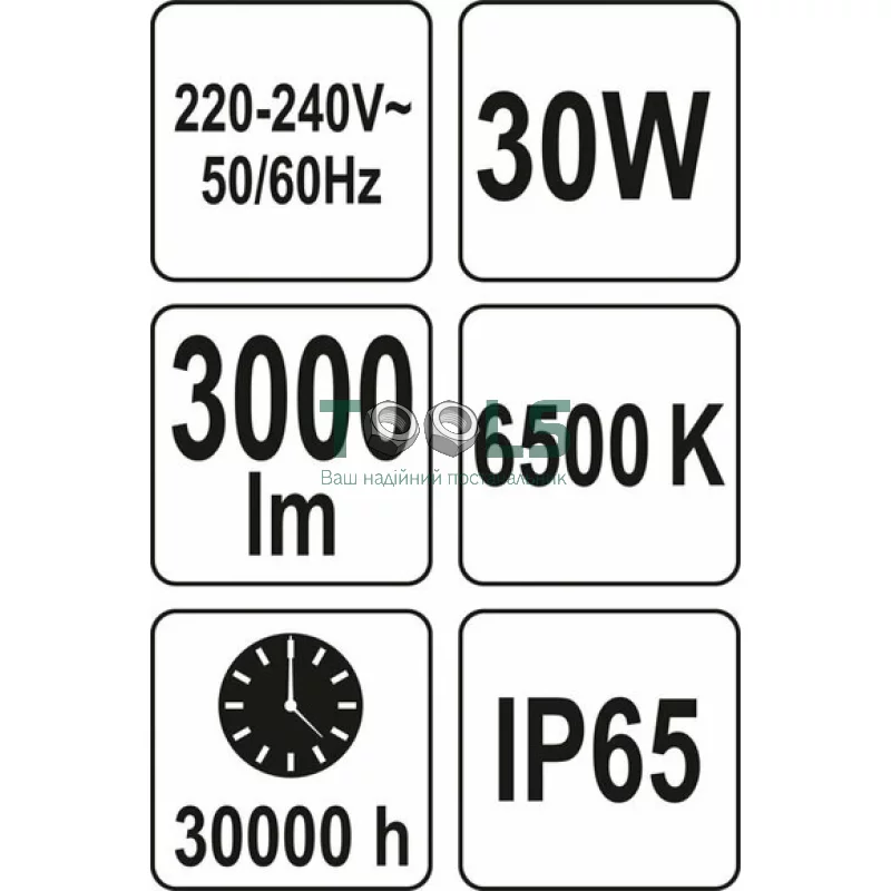 Прожектор с SMD-диодным излучателем YATO YT-81824