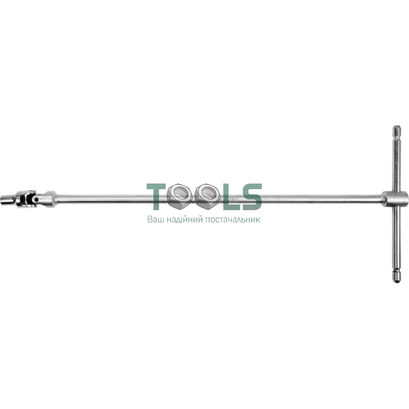 Ключ Т-образный YATO с торцевой головкой М6 на кардане 180х450 мм (YT-15271)