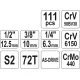 Набор торцевых головок YATO YT-38831