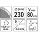 Диск відрізний YATO 230х2.2х10х22.2 мм (YT-59955)