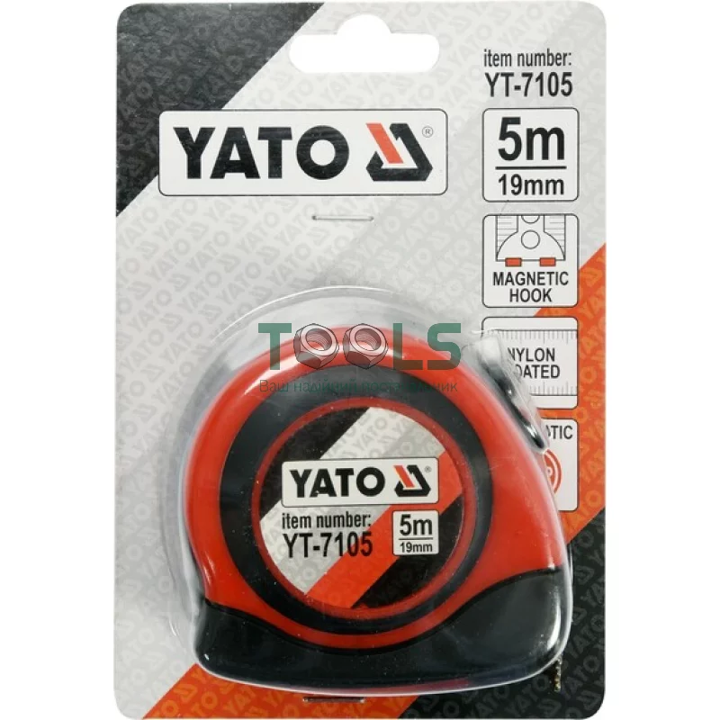 Рулетка YATO 5 м (YT-7105)