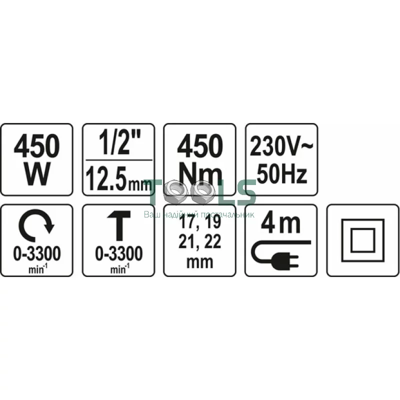 Гайковерт ударний YATO YT-82020