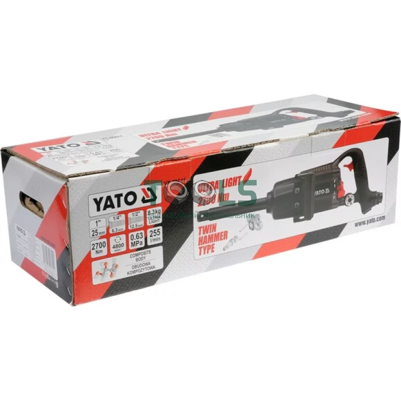 Гайковерт пневматический ударный YATO YT-09611