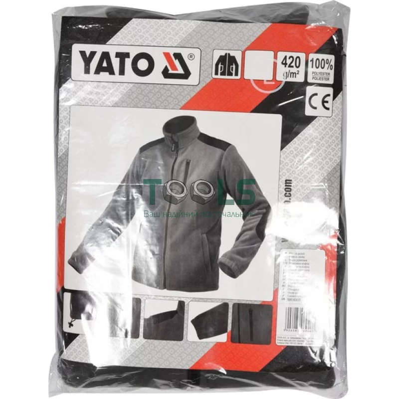 Куртка из плотного флиса YATO YT-79525 размер XXXL