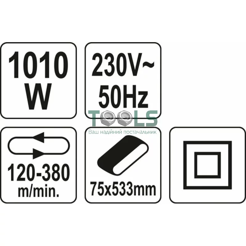 Шлифмашина ленточная YATO YT-82240