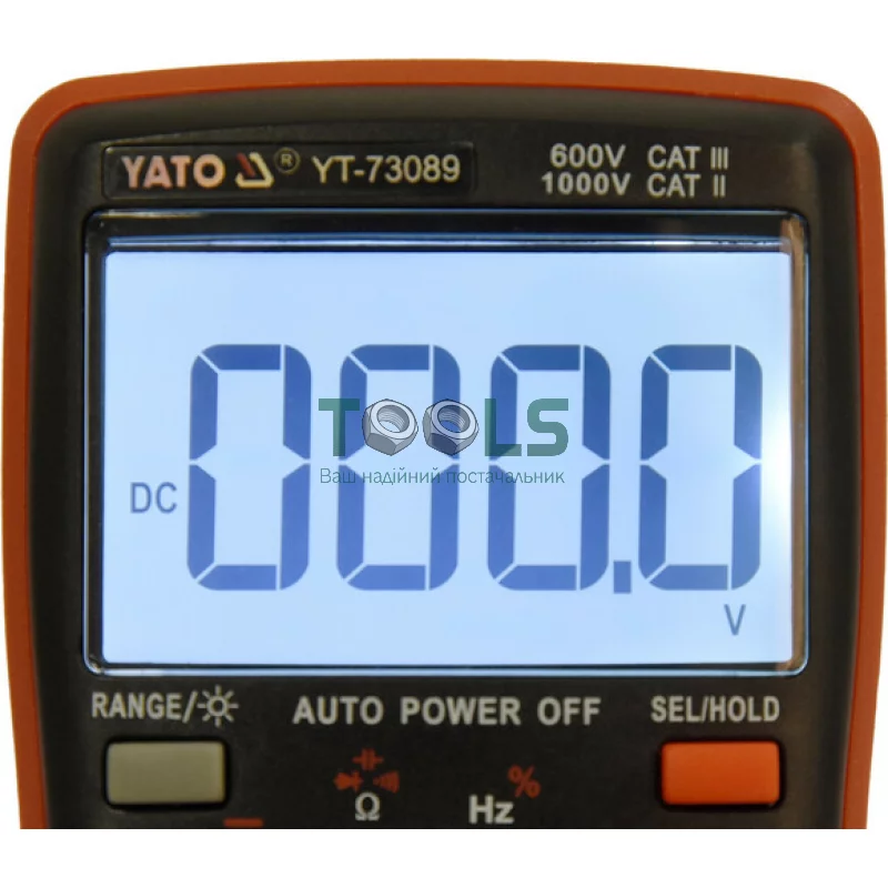 Мультиметр YATO True RMS LCD 9999 (YT-73089)