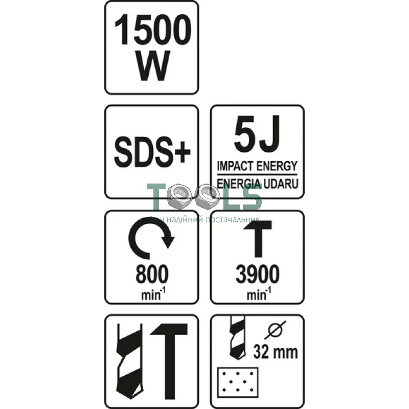 Перфоратор YATO YT-82127