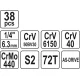 Набор торцевых головок YATO YT-14471
