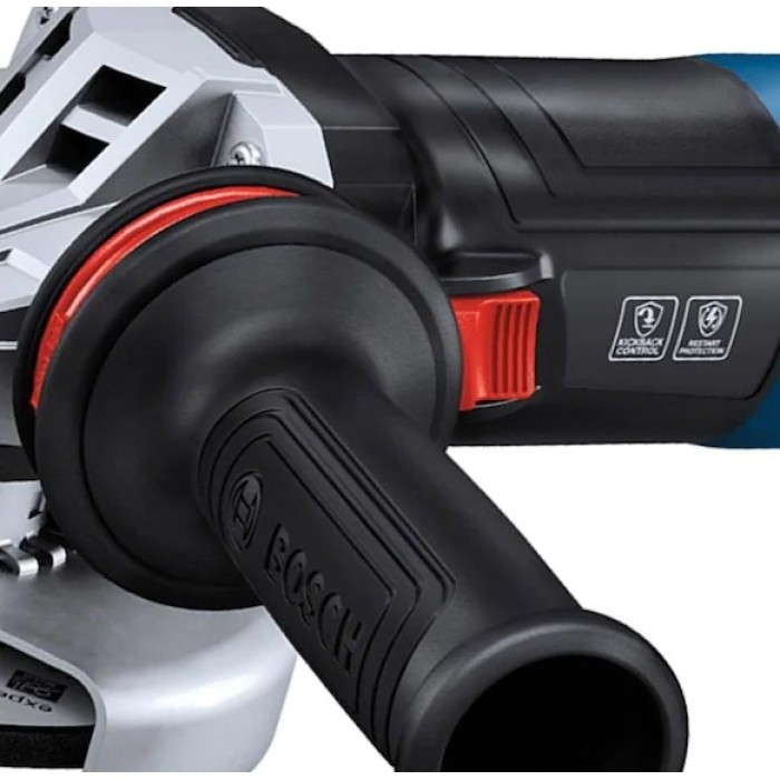 Угловая шлифмашина Bosch GWS 14-125 S Professional + кожух с пылеотводом Mechanic AirDuster 125 (06017D0100+19568442013)