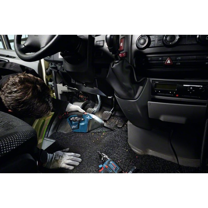 Аккумуляторный пылесос Bosch GAS 12V (12 В, без АКБ, 0.35 л) (06019E3000)