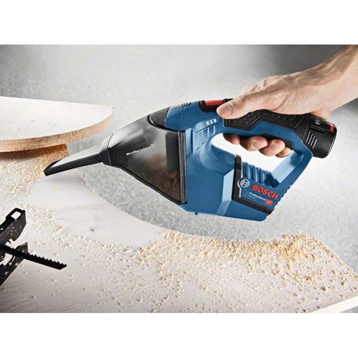 Аккумуляторный пылесос Bosch GAS 12V (12 В, без АКБ, 0.35 л) (06019E3000)