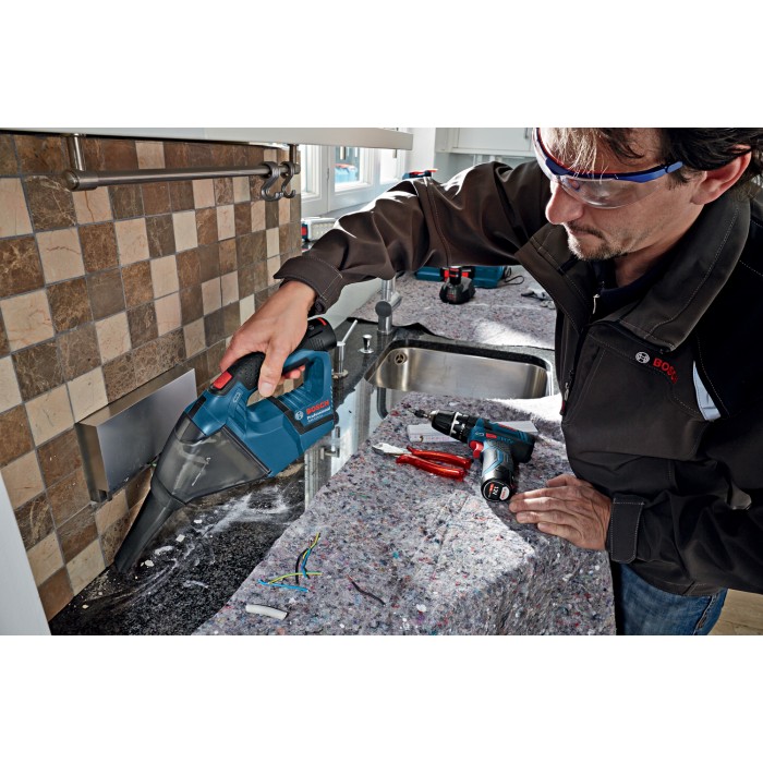 Аккумуляторный пылесос Bosch GAS 12V (12 В, без АКБ, 0.35 л) (06019E3000)