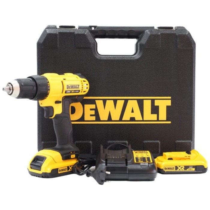 Аккумуляторная дрель-шуруповерт DeWALT DCD771D2 (2х18 В, 2 А*ч, 42 Н*м)