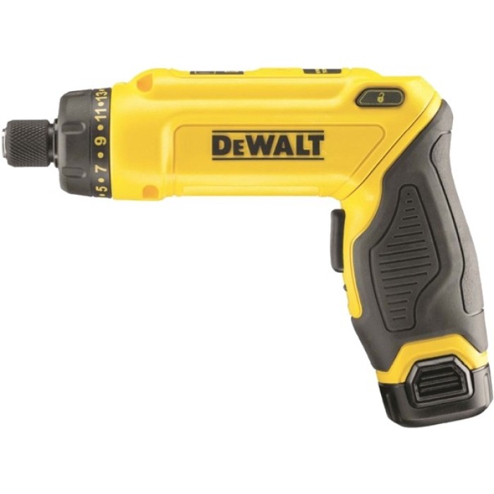 Гироскопическая отвертка аккумуляторная DeWALT DCF680G2 (7.2 В, 1 А*ч, 4 Н*м)