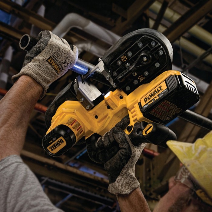 Аккумуляторная ленточная пила DeWALT DCS371N (18 В, без АКБ)