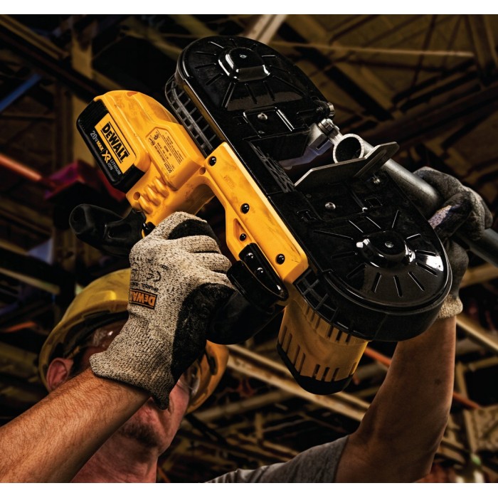 Аккумуляторная ленточная пила DeWALT DCS371N (18 В, без АКБ)
