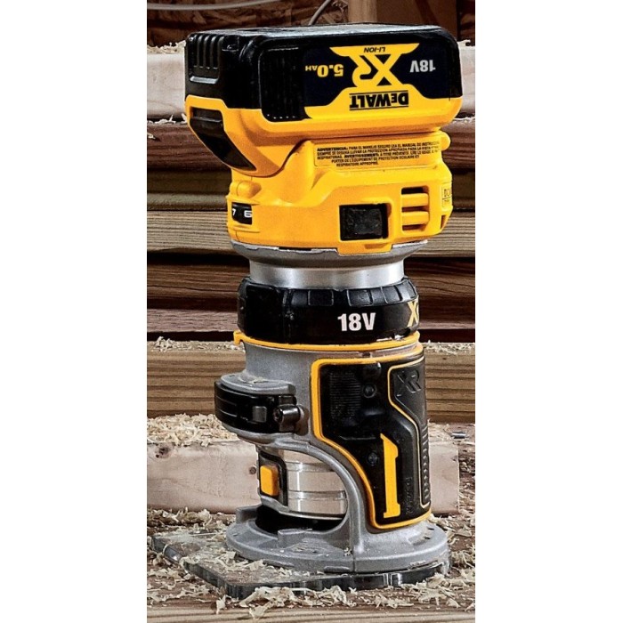 Аккумуляторный кромочный фрезер DeWALT DCW604NT (18 В, без АКБ)