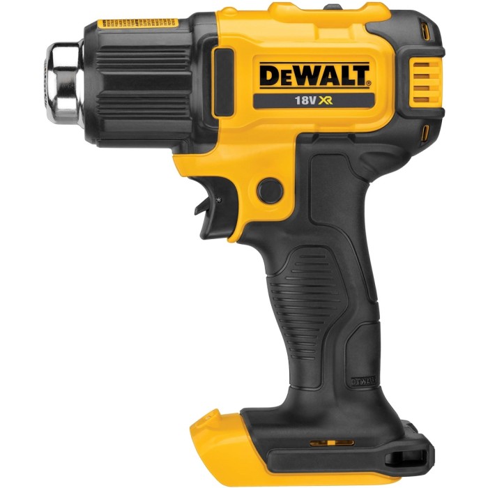 Аккумуляторный строительный фен DeWALT DCE530N (18 В, без АКБ)