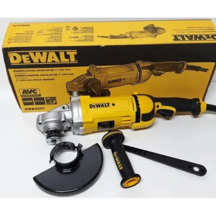 Шлифмашина угловая DeWALT DWE4557 (2.4 кВт, 180 мм)