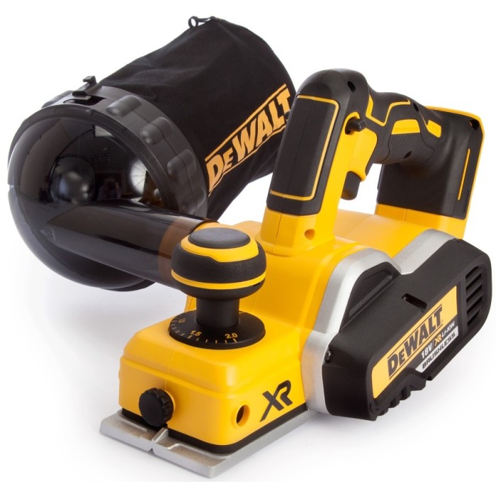 Аккумуляторный рубанок DeWALT DCP580NT (18 В, без АКБ, 82 мм)