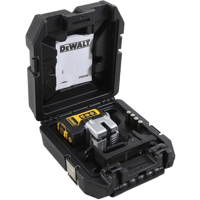 Линейный лазерный уровень DeWALT DW089K (50 м)