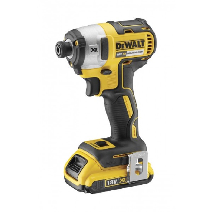 Аккумуляторный ударный шуруповерт DeWALT DCF887D2 (2х18 В, 2 А*ч, 205 Н*м)