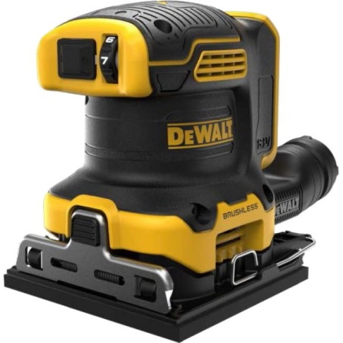Аккумуляторная вибрационная шлифмашина DeWALT DCW200NT (18 В, без АКБ, 115х108 мм)