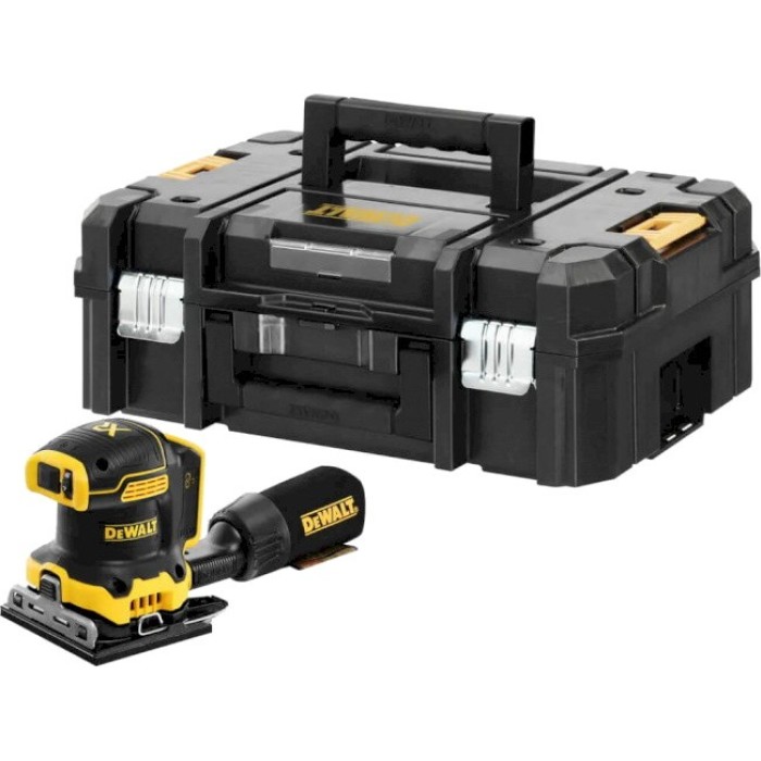 Аккумуляторная вибрационная шлифмашина DeWALT DCW200NT (18 В, без АКБ, 115х108 мм)
