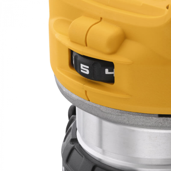 Аккумуляторный кромочный фрезер DeWALT DCW604P2 (2х18 В, 5 А*ч)