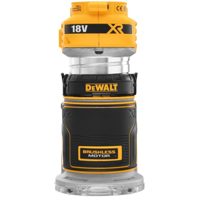 Аккумуляторный кромочный фрезер DeWALT DCW604P2 (2х18 В, 5 А*ч)