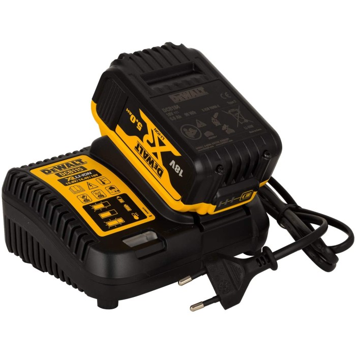 Зарядное устройство DeWALT DCB115 + аккумуляторы DeWALT DCB184 (Li-Ion, 3х18 В, 5 А*ч) (DCB115P3)