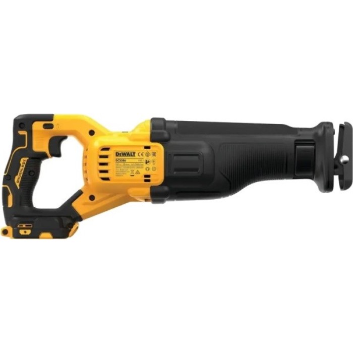 Аккумуляторная сабельная пила DeWALT DCS386NT (18 В, без АКБ, 3000 ход/мин)