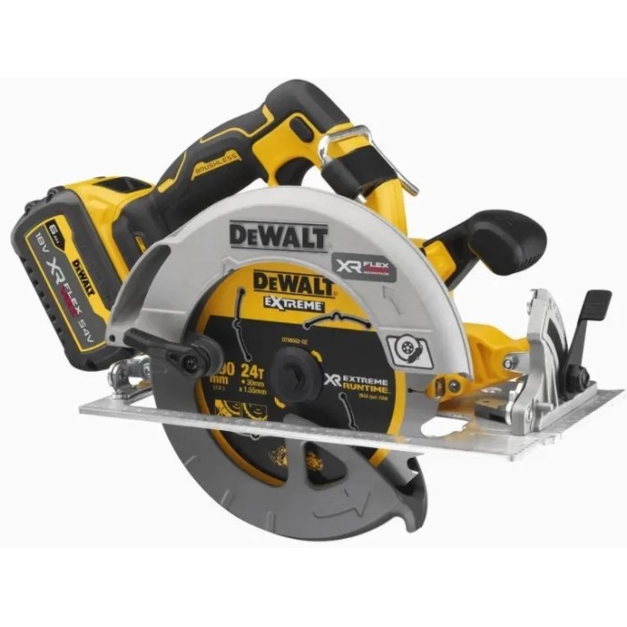 Пила дисковая аккумуляторная бесщеточная DeWALT DCS573T1 (18 В, 6 А*ч, 190 мм)