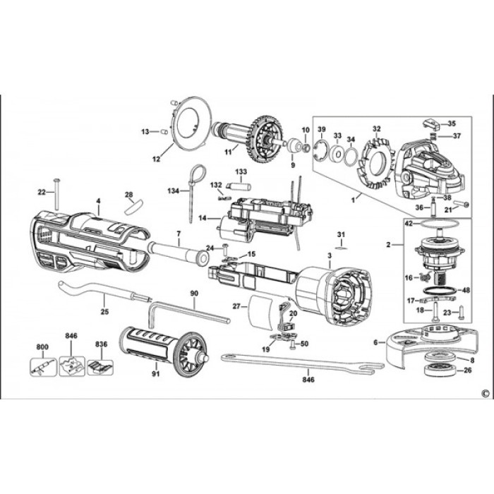 Угловая шлифмашина DeWALT DWE4347 (1.7 кВт, 125 мм)