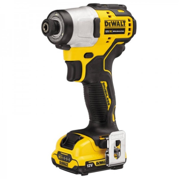 Аккумуляторный ударный шуруповерт DeWALT DCF801D2 (12 В, 2х2 А*ч, 163 Н*м)