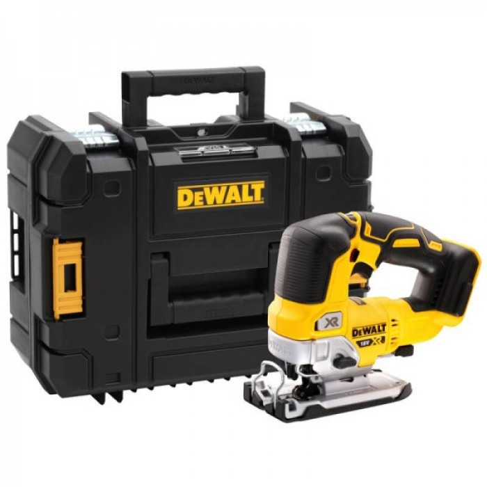 Аккумуляторный лобзик DeWALT DCS334NT + кейс (18 В, без АКБ, 3200 ход/мин)