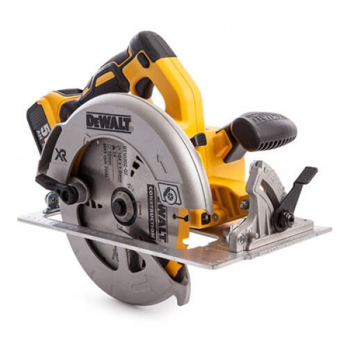 Аккумуляторная дисковая пила DeWALT DCS570P2 (18 В, 2х5 А*ч, 184 мм)