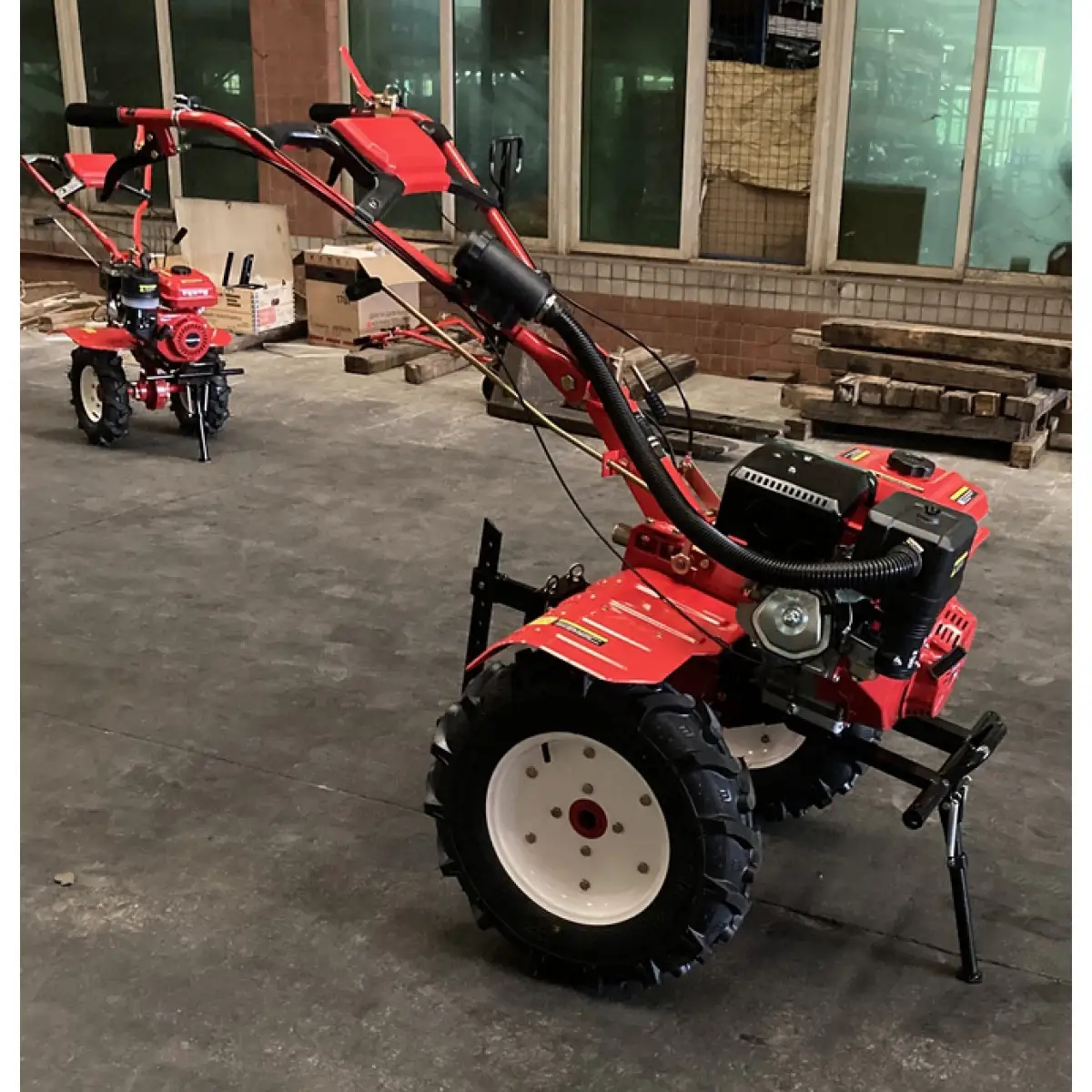 Мотоблок дизельный 1350 NEW колесо 12" Forte