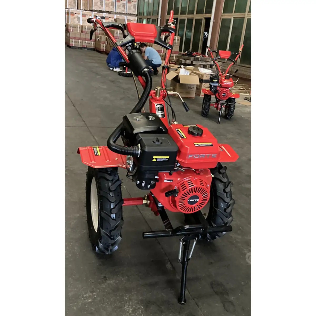 Мотоблок дизельный 1350 NEW колесо 12" Forte