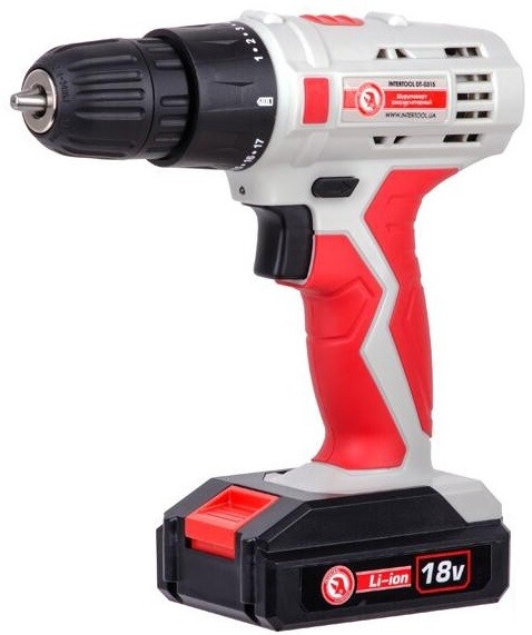 Шуруповерт аккумуляторный INTERTOOL DT-0315