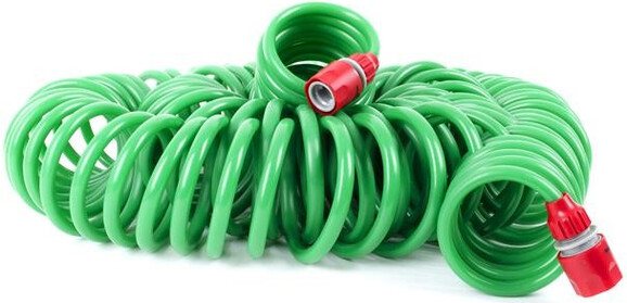 Шланг спиральный INTERTOOL 30 м с коннекторами (GE-4003)